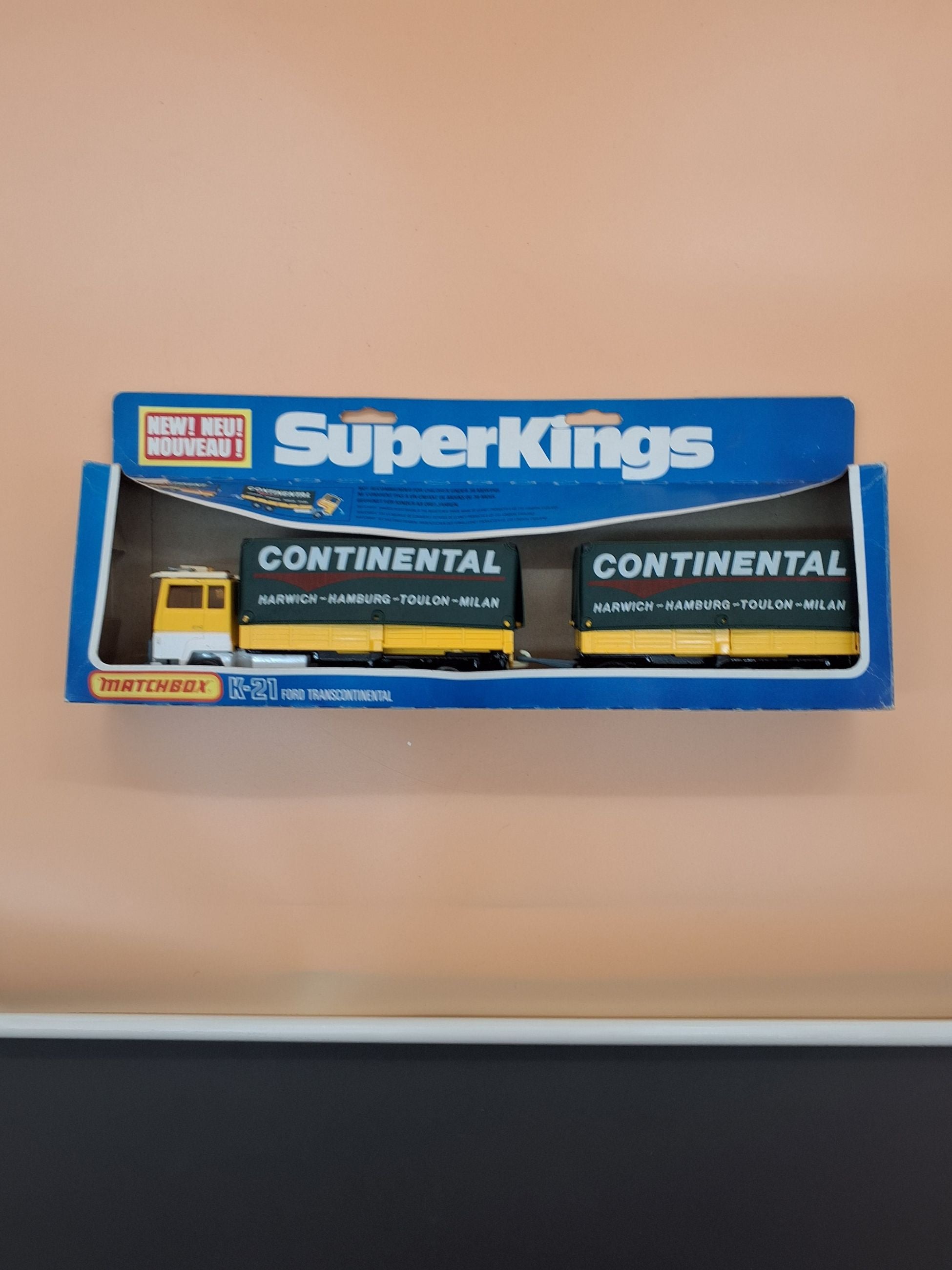 Lastbil med anhænger. Matchbox Superkings